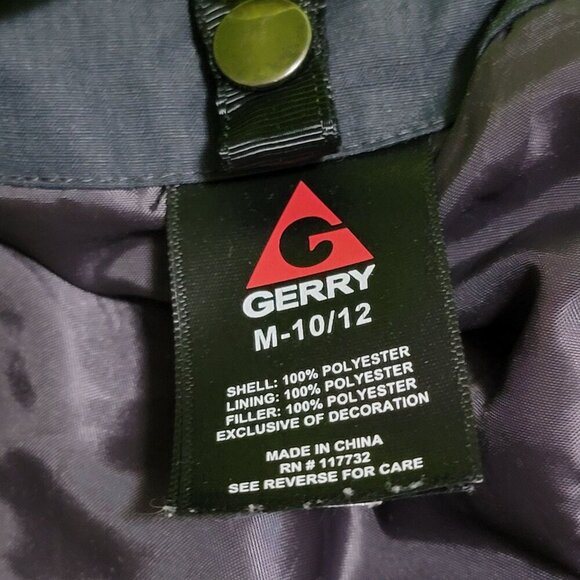 Gerry Boys Kids Youth Hooded Winter Jacket M 10/12 Grey Snow Skiing Snowboarding - Picture 6 of 11